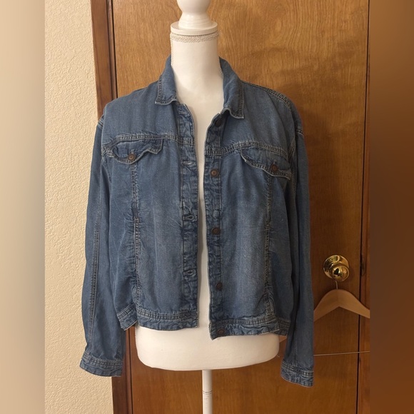 Free People Tencel Swing Jacket - Picture 3 of 9